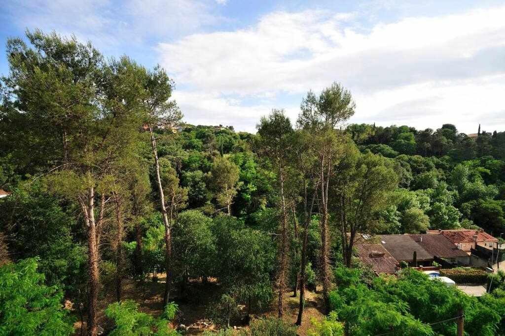 Apartamento con increíbles vistas y terraza en la azotea Girona Exterior foto